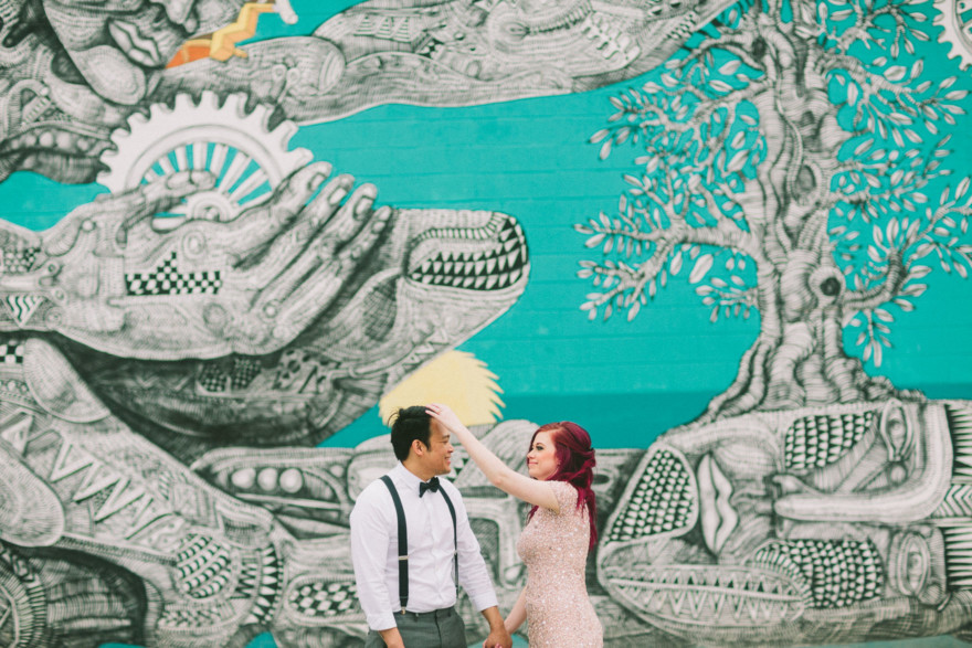 Elvis Wedding at the Little Vegas Chapel – Photo by Let's Frolic Together