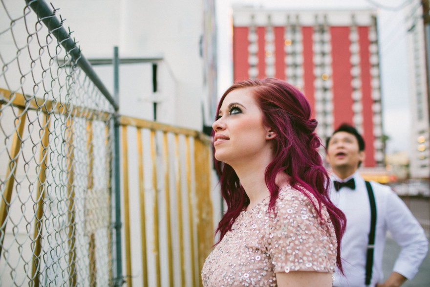 Elvis Wedding at the Little Vegas Chapel – Photo by Let's Frolic Together