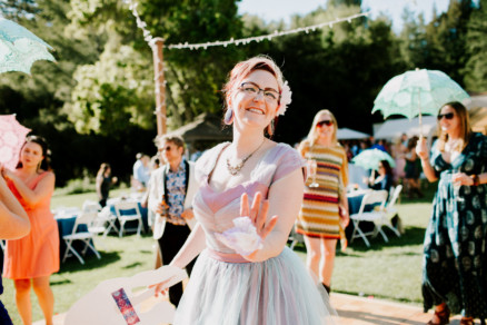 Music Festival Wedding at Pema Osel Ling – Photo by Let's Frolic Together