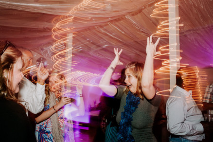 Music Festival Wedding at Pema Osel Ling – Photo by Let's Frolic Together