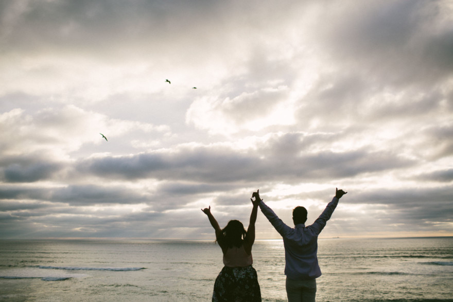 Coastal Engagement Moods – Photo by Let's Frolic Together