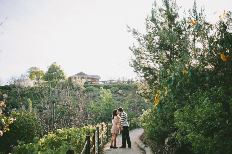 A Dreamy Cherry Blossom Engagement – Photo by Let's Frolic Together