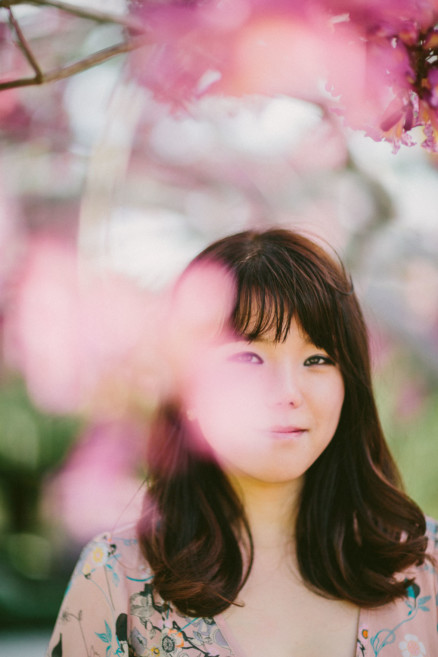 A Dreamy Cherry Blossom Engagement – Photo by Let's Frolic Together