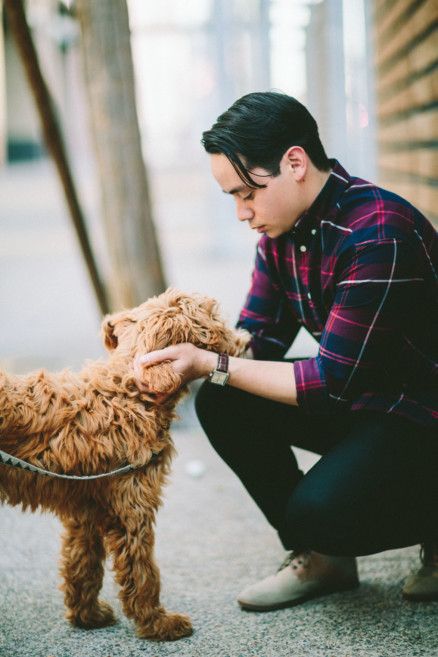 Urban Wandering + Golden Doodle – Photo by Let's Frolic Together