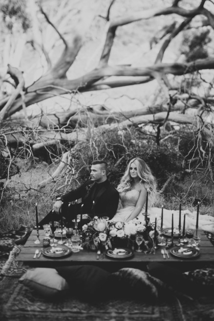 Spellbound Moody Wedding Inspiration – Photo by Let's Frolic Together