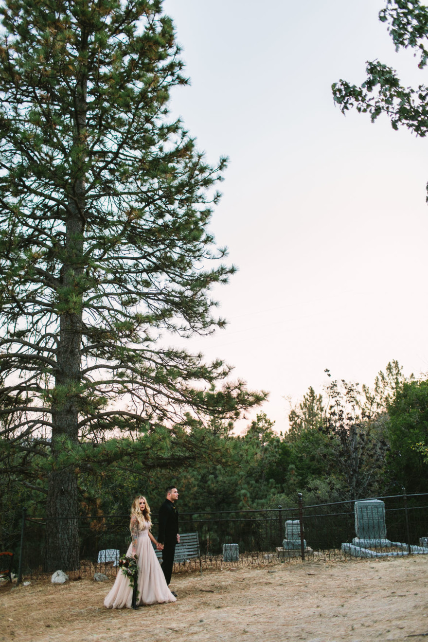 Spellbound Moody Wedding Inspiration – Photo by Let's Frolic Together