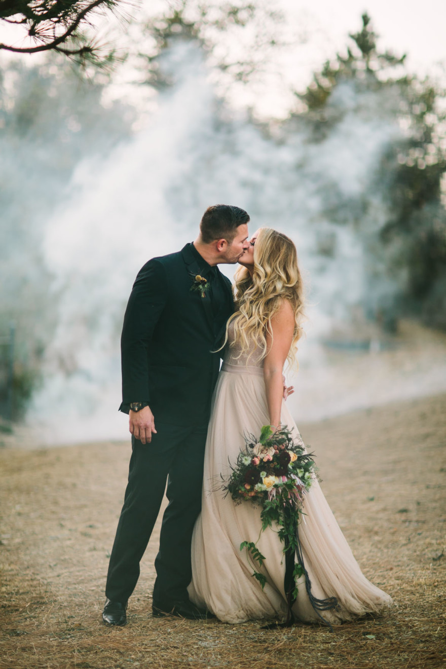 Spellbound Moody Wedding Inspiration – Photo by Let's Frolic Together