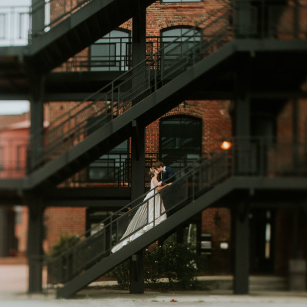 Urban East Coast Loft Wedding &ndash; Photo by Let's Frolic Together