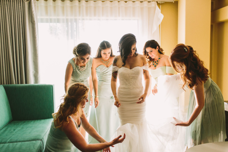 Modern Retro Warehouse Wedding – Photo by Let's Frolic Together