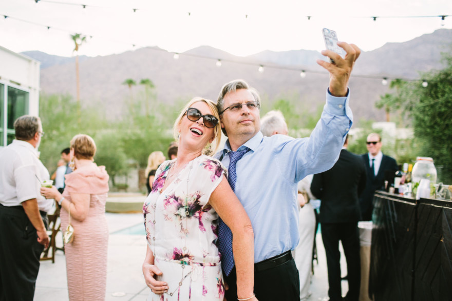 Modern Glam Palm Springs Wedding – Photo by Let's Frolic Together