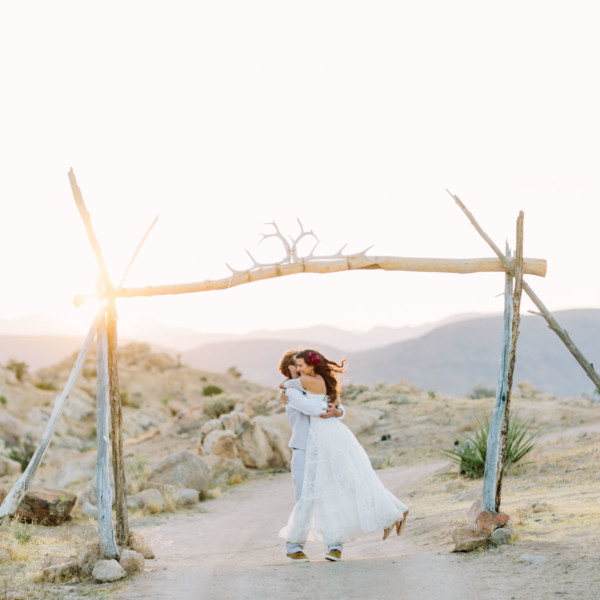 Boho Union at Le Haut Desert Aerie &ndash; Photo by Let's Frolic Together