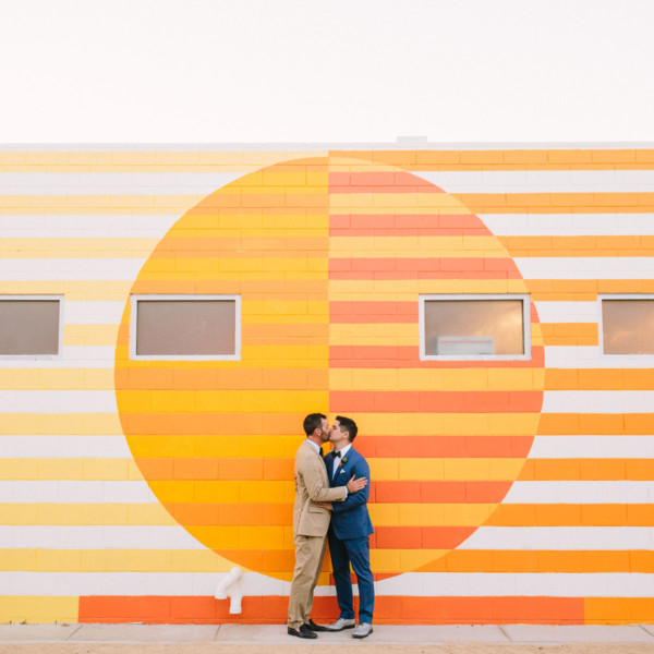 Kitschy Wild West Same-Sex Wedding &ndash; Photo by Let's Frolic Together