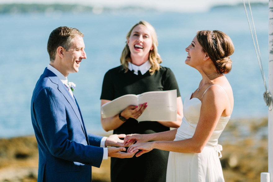 A Dreamy Seaside Union in Maine – Photo by Let's Frolic Together