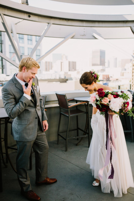 Charming Moniker Warehouse Wedding – Photo by Let's Frolic Together