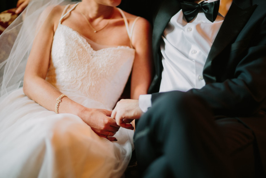 Tender Carondelet House Wedding – Photo by Let's Frolic Together