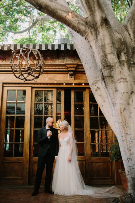 Tender Carondelet House Wedding – Photo by Let's Frolic Together