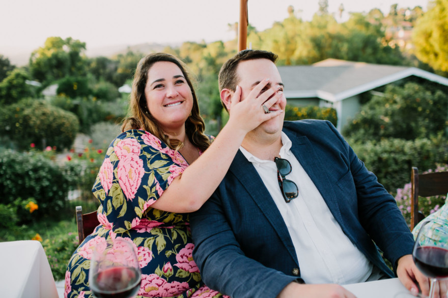 Darling Backyard Wedding with Dogs! – Photo by Let's Frolic Together