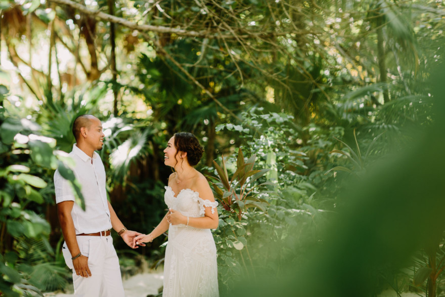 Tropical Jungle Tulum Wedding – Photo by Let's Frolic Together