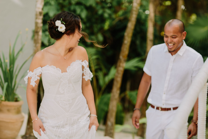 Tropical Jungle Tulum Wedding – Photo by Let's Frolic Together