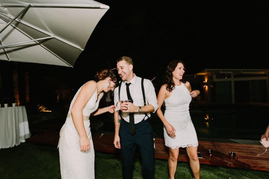 Backyard Palm Springs Wedding – Photo by Let's Frolic Together