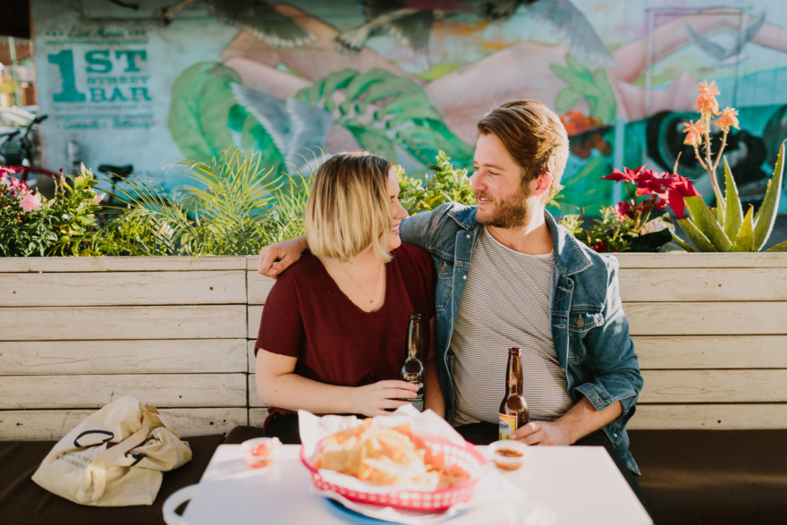 Tacos and Love by the Beach – Photo by Let's Frolic Together