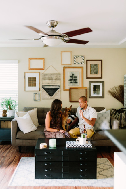 Cuddly and silly at-home engagement – Photo by Let's Frolic Together