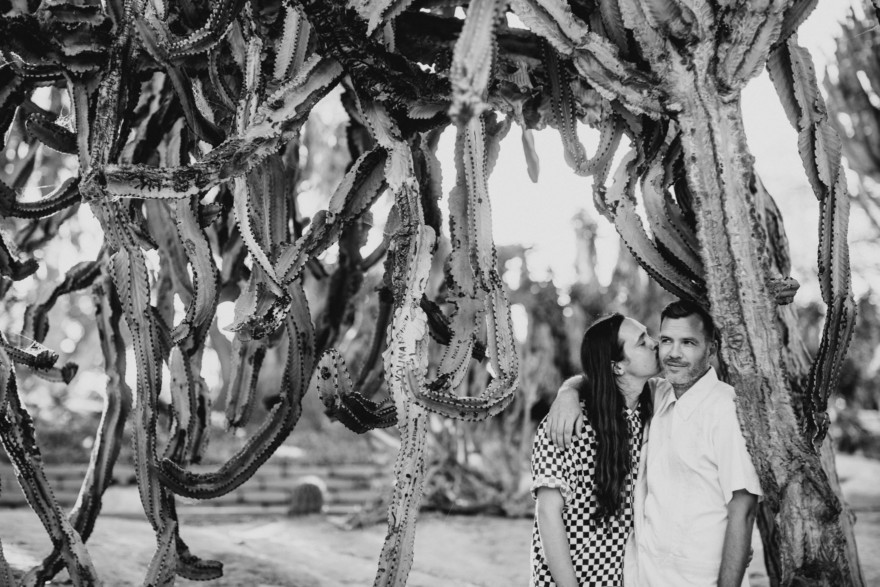 Creative Hunks in the Desert Garden – Photo by Let's Frolic Together
