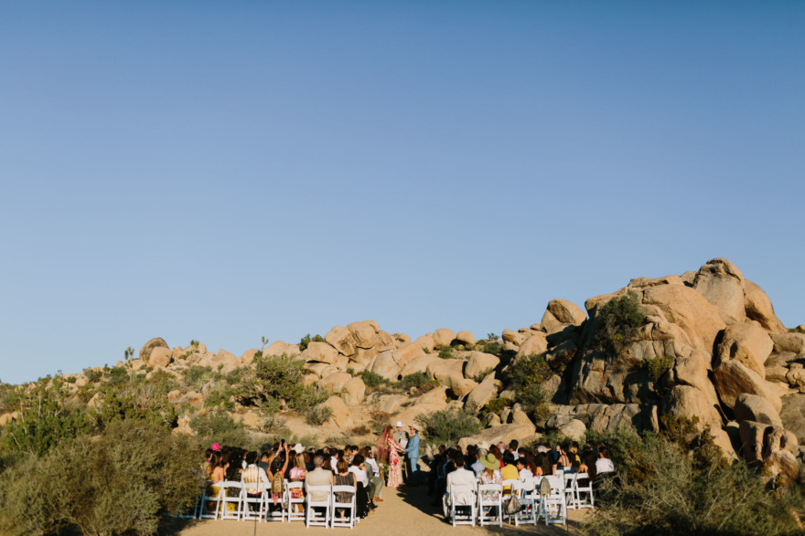 Dazzling, Inspired Desert Wedding – Photo by Let's Frolic Together