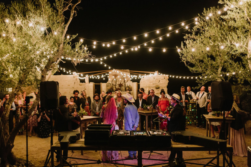 Dazzling, Inspired Desert Wedding – Photo by Let's Frolic Together