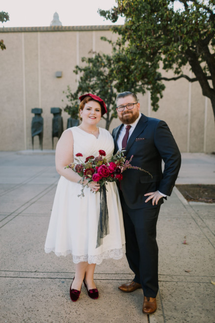 Vintage Balboa Park Intimate Wedding – Photo by Let's Frolic Together
