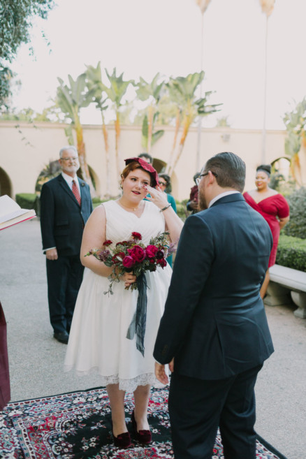Vintage Balboa Park Intimate Wedding – Photo by Let's Frolic Together