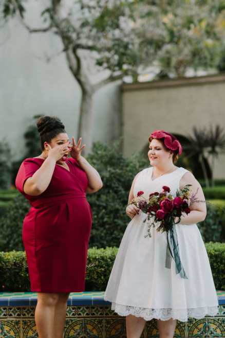 Vintage Balboa Park Intimate Wedding – Photo by Let's Frolic Together