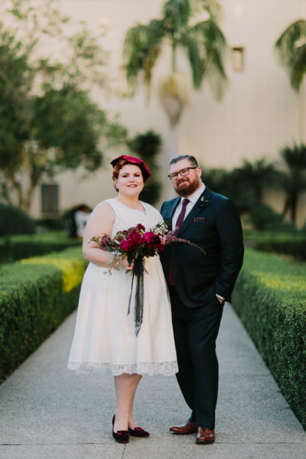 Vintage Balboa Park Intimate Wedding – Photo by Let's Frolic Together