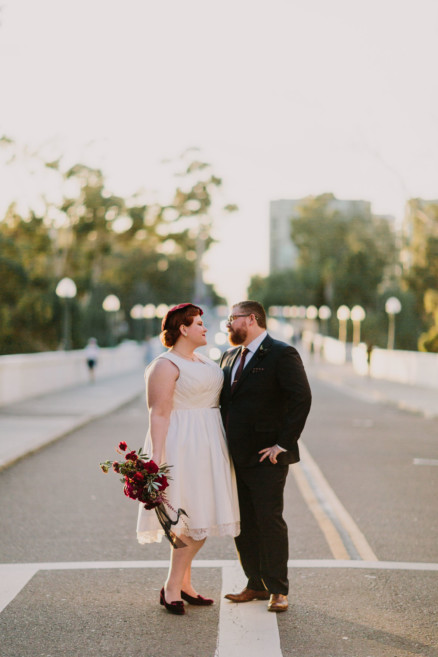 Vintage Balboa Park Intimate Wedding – Photo by Let's Frolic Together