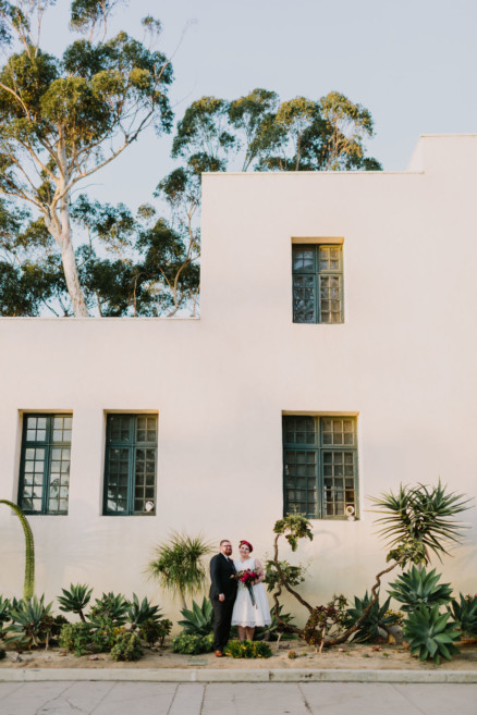 Vintage Balboa Park Intimate Wedding – Photo by Let's Frolic Together