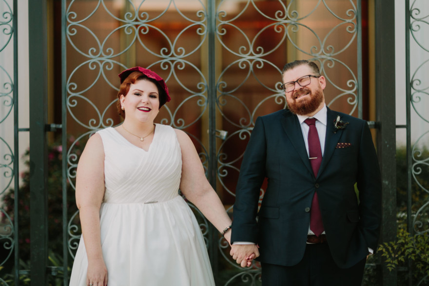 Vintage Balboa Park Intimate Wedding – Photo by Let's Frolic Together
