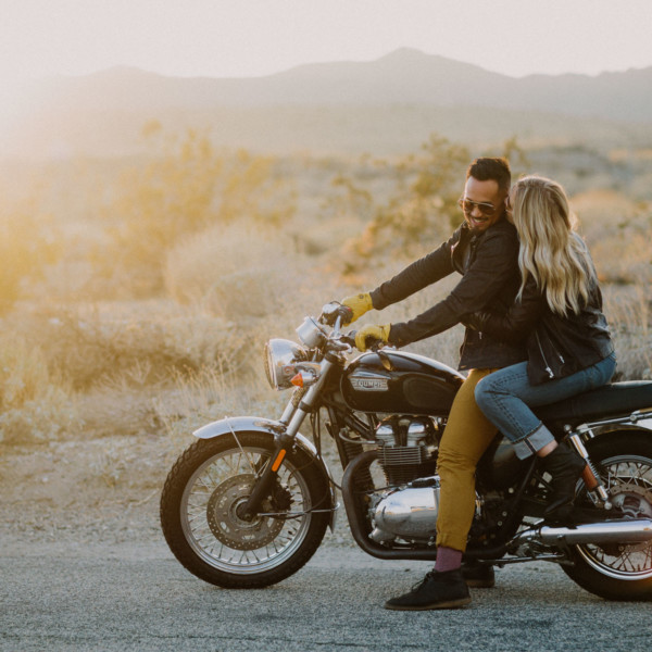 Desert Diners and Motorcycles &ndash; Photo by Let's Frolic Together