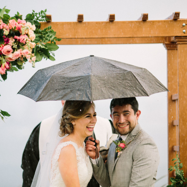 Wet Wedding at the Admiral Kidd Club &ndash; Photo by Let's Frolic Together
