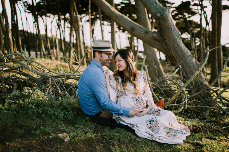 Baby Bump Magic at Sutro Baths – Photo by Let's Frolic Together