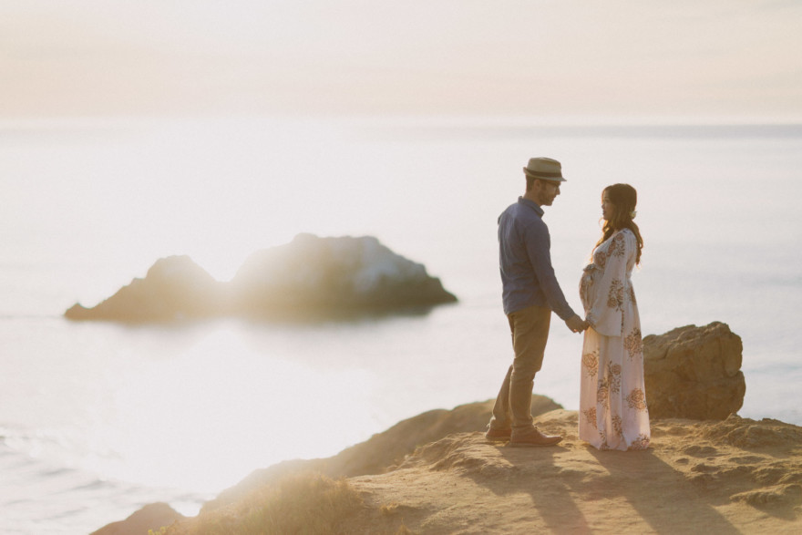 Baby Bump Magic at Sutro Baths – Photo by Let's Frolic Together