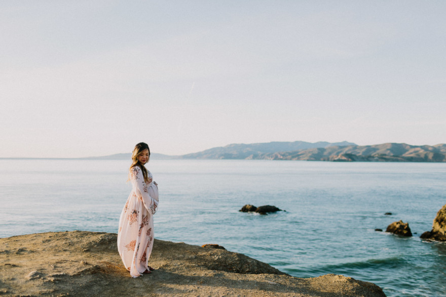 Baby Bump Magic at Sutro Baths – Photo by Let's Frolic Together