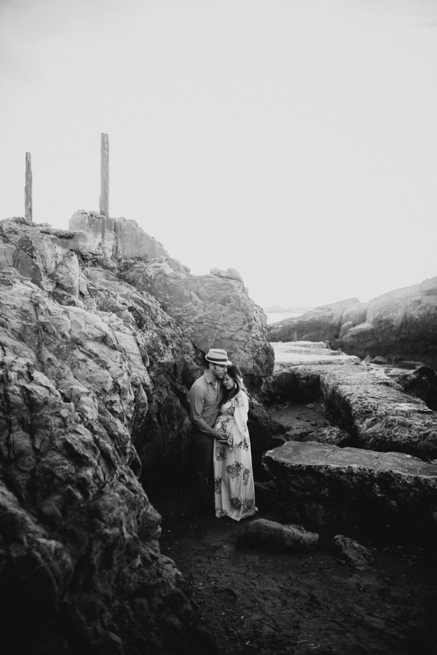 Baby Bump Magic at Sutro Baths – Photo by Let's Frolic Together