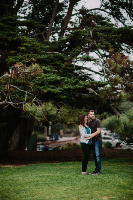 A Foggy Beach Engagement – Photo by Let's Frolic Together
