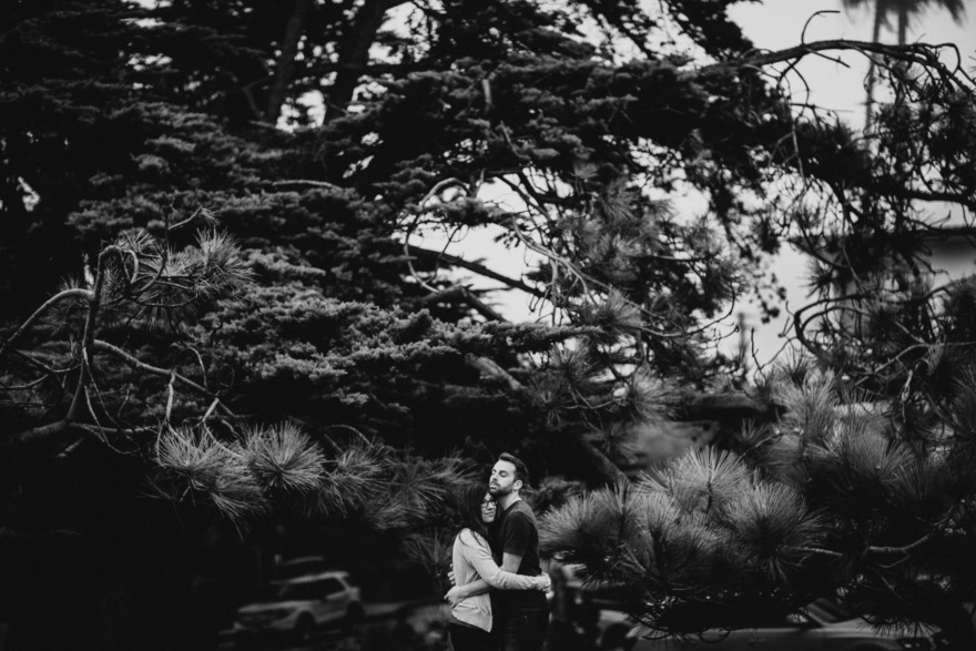 A Foggy Beach Engagement – Photo by Let's Frolic Together
