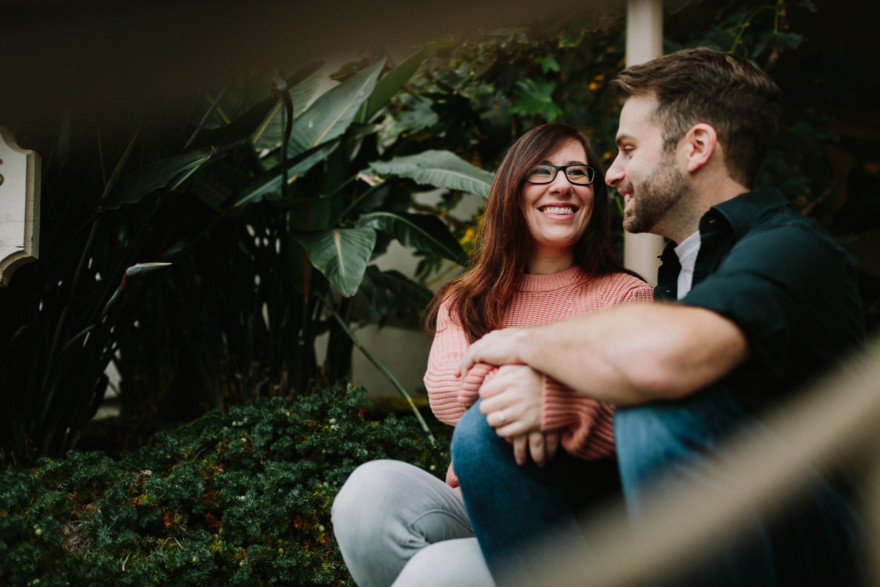 A Foggy Beach Engagement – Photo by Let's Frolic Together