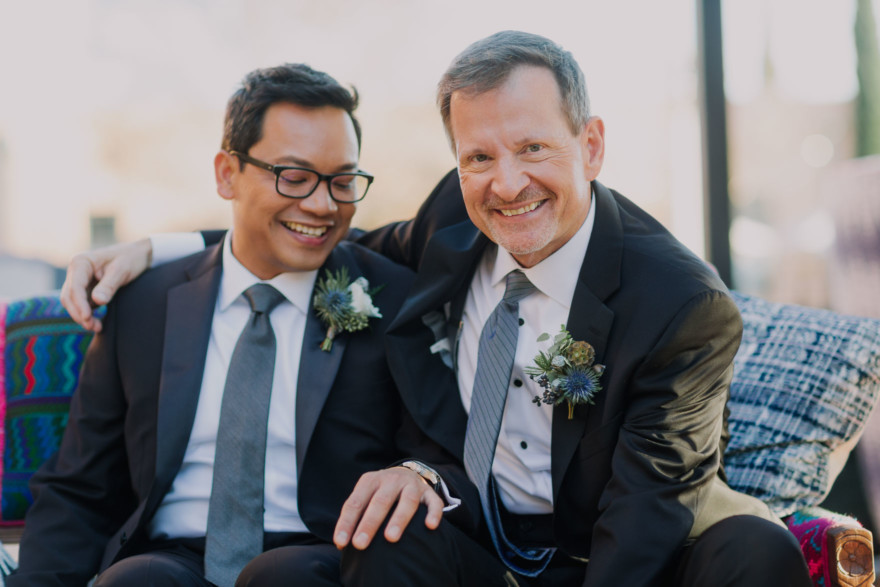 Feels-Filled Brick Wedding Bash – Photo by Let's Frolic Together