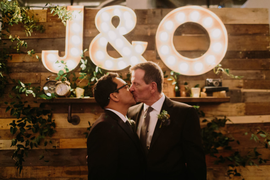 Feels-Filled Brick Wedding Bash – Photo by Let's Frolic Together
