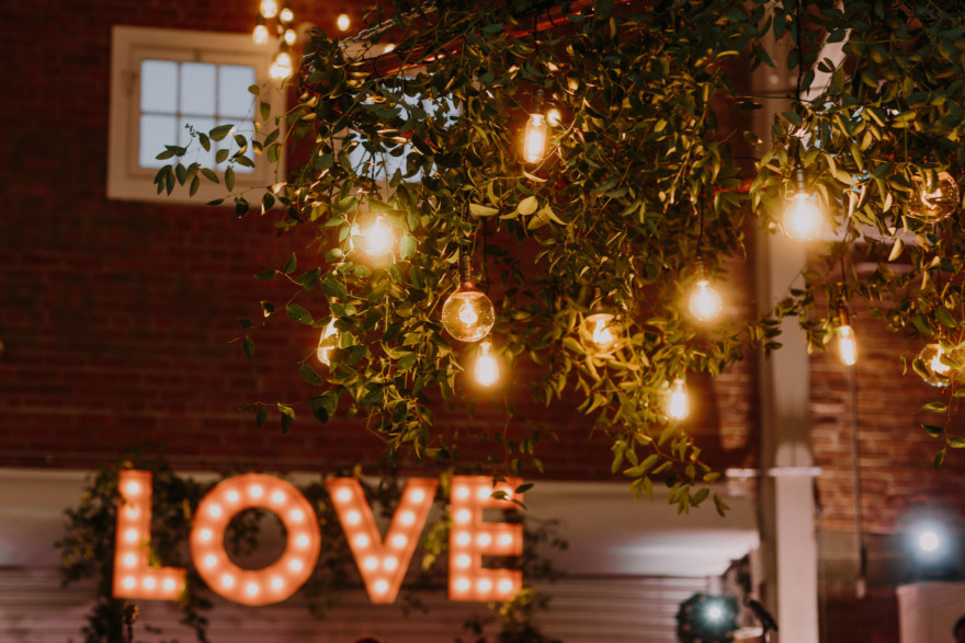 Feels-Filled Brick Wedding Bash – Photo by Let's Frolic Together