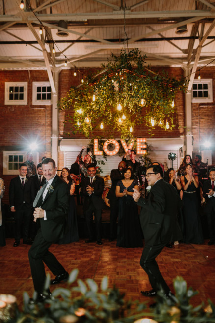 Feels-Filled Brick Wedding Bash – Photo by Let's Frolic Together
