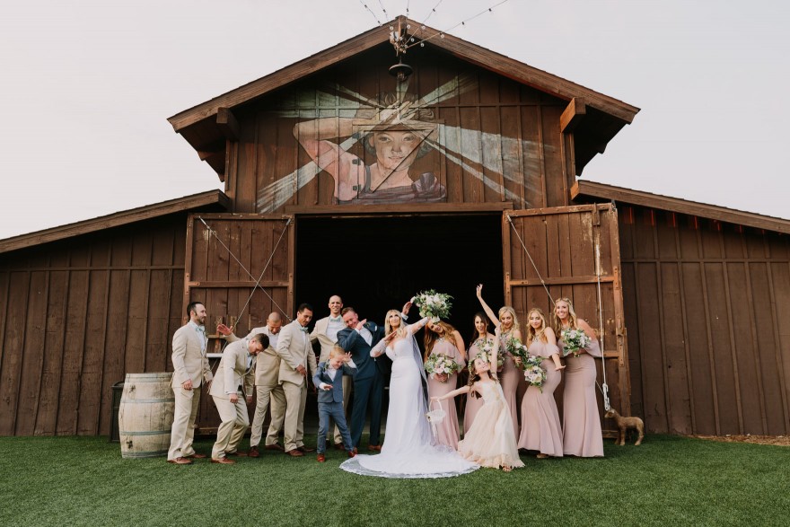 Rustic and Glam Garden Wedding – Photo by Let's Frolic Together